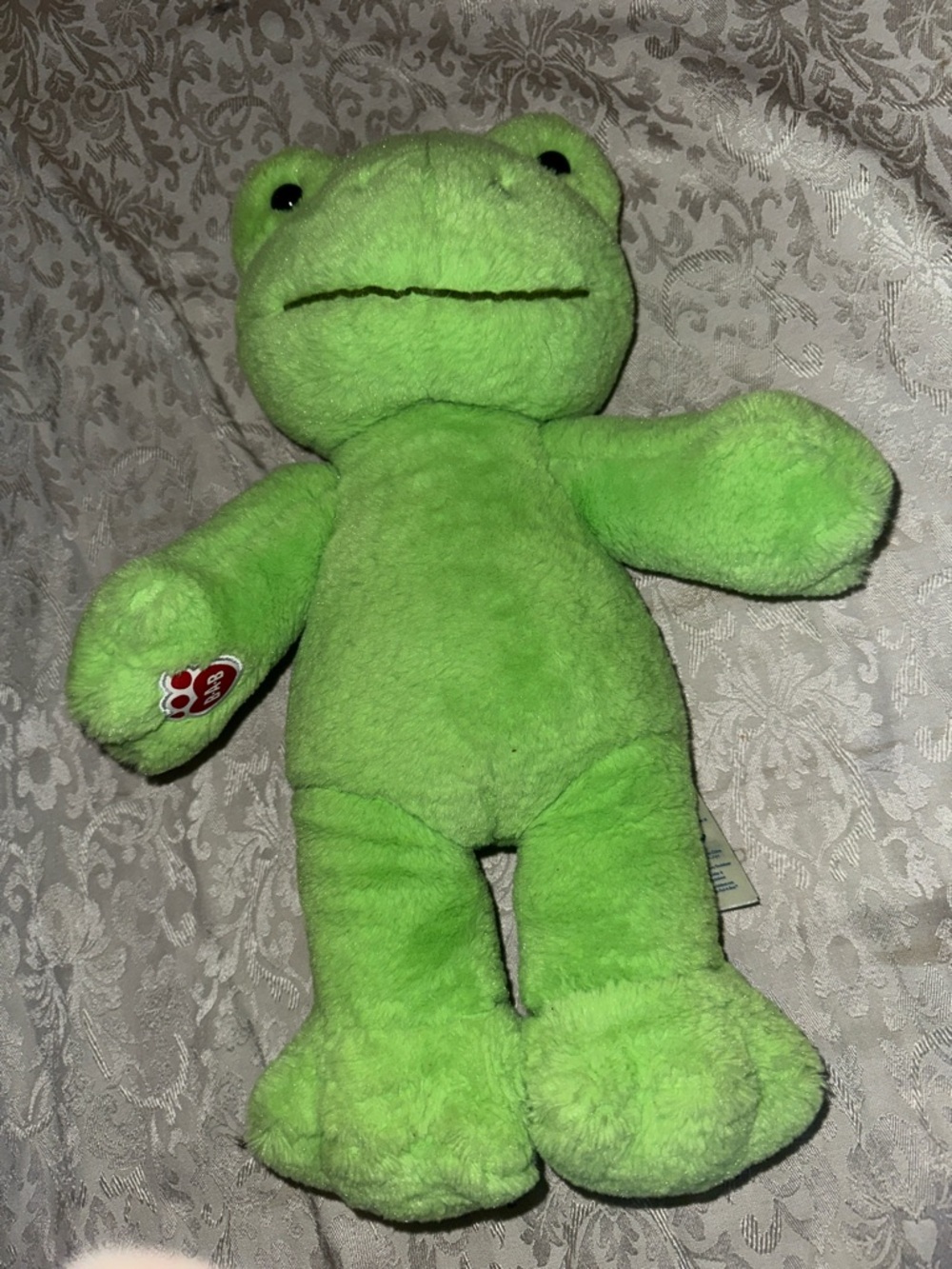Vintage Collection Green Plush Frog Pet Toy - Soft Reptile Comfort